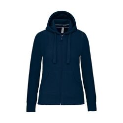Sweat-shirt zipp&eacute; &agrave; capuche femme Kariban K464 - Molleton gratt&eacute; 300 g/m� Rezé