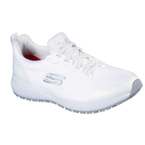 CHAUSSURE DE TRAVAIL SKECHERS FEMME BLANC SQUAD SR EN ISO 20347:2012 OB FO SR