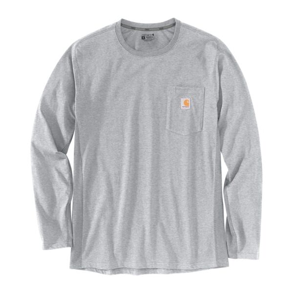 T-shirt de travail manches longues FORCE RELAXED LS T-SHIRT CARHARTT 106656 - Technologie Carhartt Force�
