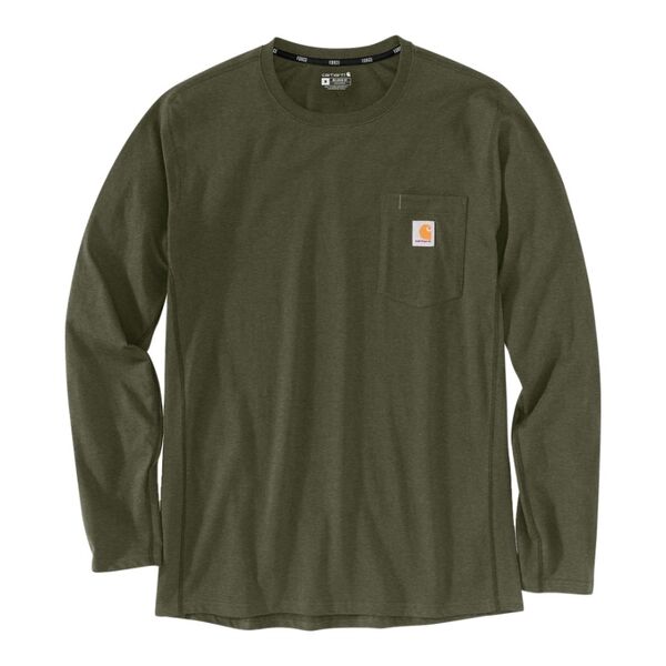 T-shirt de travail manches longues FORCE RELAXED LS T-SHIRT CARHARTT 106656 - Technologie Carhartt Force�