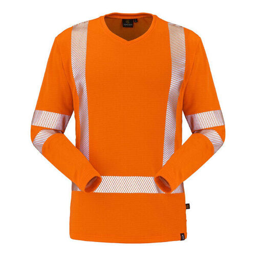 TSHIRT CANICULE ML ORANGE HV 150GR UPF40+ POLY/POLYPROPYLENE ICEFLOW REF 9T037