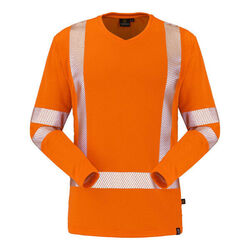 TSHIRT CANICULE ML ORANGE HV 150GR UPF40+ POLY/POLYPROPYLENE ICEFLOW REF 9T037