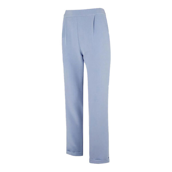 PANTALON FEMME BI-ELASTIQUE A OURLET RETOURNE PLANA 88% PES 12% ELAS REF.700049