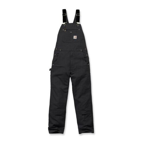 Salopette de travail Carhartt ICONIC R01 DUCK BIB OVERALL 102776 - 100% Cotton Duck Brut ultra-r&eacute;sistante