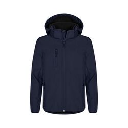 Veste softshell enfant CLIQUE Classic Junior 0200909 - Coupe-vent imperm&eacute;able et respirant avec capuche d&eacute;tachable Rezé
