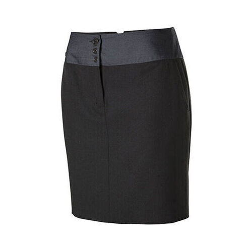 JUPE DE SERVICE NOIR FEMME  FIT N BLUE 100%POLYESTER REF 0211