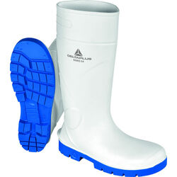 Bottes de s&eacute;curit&eacute; KEMIS S4 SRC CI BLANC BLEU Rezé
