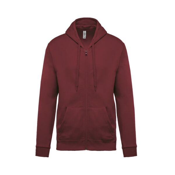 SWEAT SHIRT ZIPPE CAPUCHE 280g/m� CP 80/20 R&eacute;f : K479