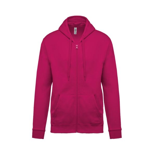 SWEAT SHIRT ZIPPE CAPUCHE 280g/m� CP 80/20 R&eacute;f : K479