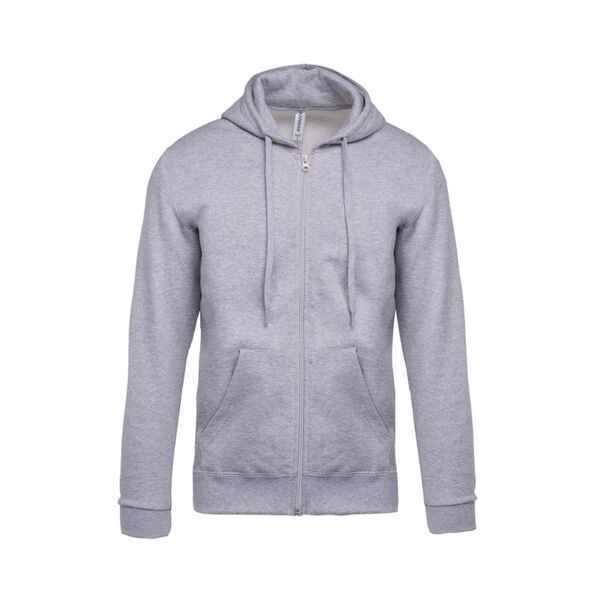 SWEAT SHIRT ZIPPE CAPUCHE 280g/m� CP 80/20 R&eacute;f : K479