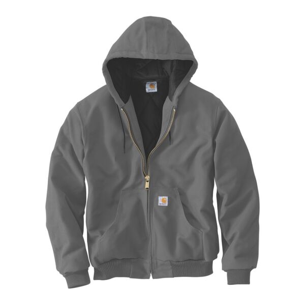 Blouson de travail Carhartt ICONIC J140 FIRM DUCK ACTIVE JAC 106673 - Anti-vent Wind Fighter� et doublure flanelle
