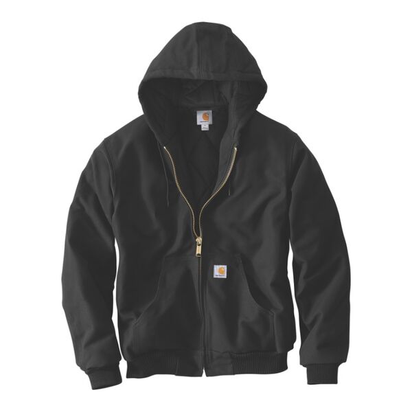 Blouson de travail Carhartt ICONIC J140 FIRM DUCK ACTIVE JAC 106673 - Anti-vent Wind Fighter� et doublure flanelle