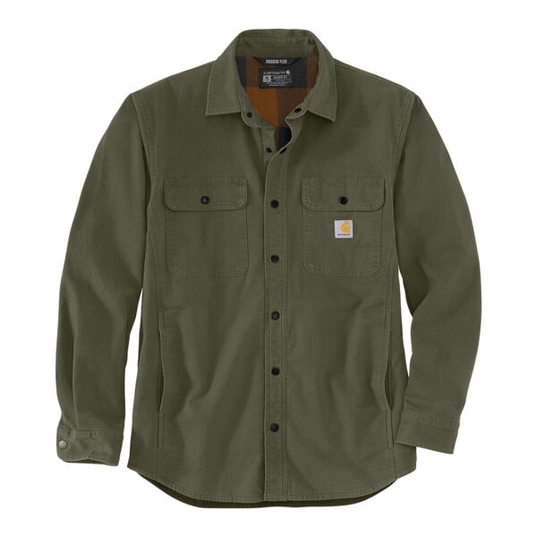 Surchemise de travail doubl&eacute;e polaire Carhartt WINDHAM SHIRT JAC 105419 - Rugged Flex� et confort thermique