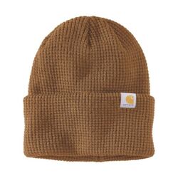 Bonnet maille gaufr&eacute;e avec revers Carhartt WAFFLE CUFFED BEANIE 107187 - Chaleur et confort