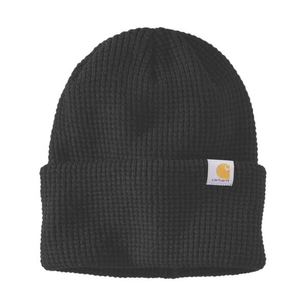 Bonnet maille gaufr&eacute;e avec revers Carhartt WAFFLE CUFFED BEANIE 107187 - Chaleur et confort