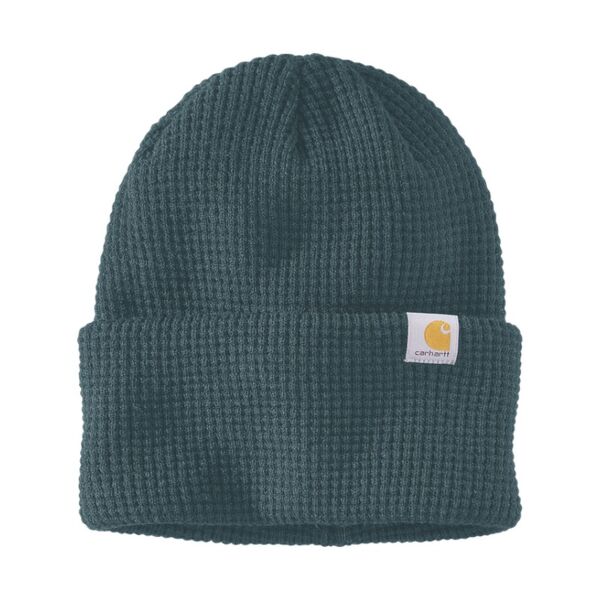 Bonnet maille gaufr&eacute;e avec revers Carhartt WAFFLE CUFFED BEANIE 107187 - Chaleur et confort