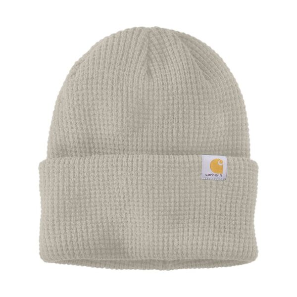 Bonnet maille gaufr&eacute;e avec revers Carhartt WAFFLE CUFFED BEANIE 107187 - Chaleur et confort