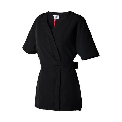 Tunique femme kimono Molinel KIM Noir - Confort stretch et coupe cintr&eacute;e