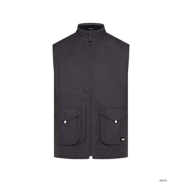 Gilet de travail sans manches DASSY MORRIS - Doublure polaire et tissu stretch recycl&eacute;