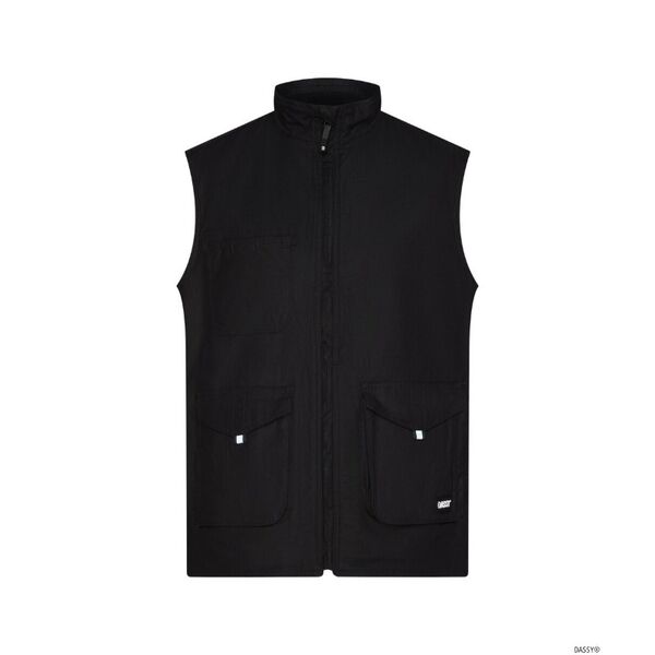 Gilet de travail sans manches DASSY MORRIS - Doublure polaire et tissu stretch recycl&eacute;