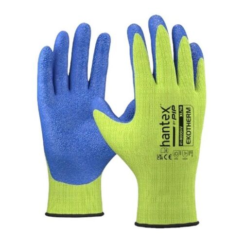 Gants de travail HANTEX� EKOTHERM™ PIP 41-9000HV - Haute visibilit&eacute;, thermique et enduction latex cr&ecirc;p&eacute;