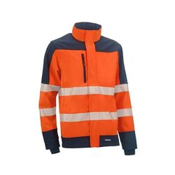 Veste softshell haute visibilit&eacute; hiver FRAGATA HVS9910ORDN - Juba Rezé