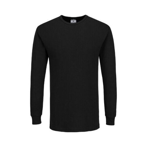 T-shirt thermique manches longues Portwest B123 - Chaleur et respirabilit&eacute; - Noir