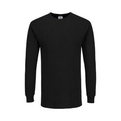 T-shirt thermique manches longues Portwest B123 - Chaleur et respirabilit&eacute; - Noir