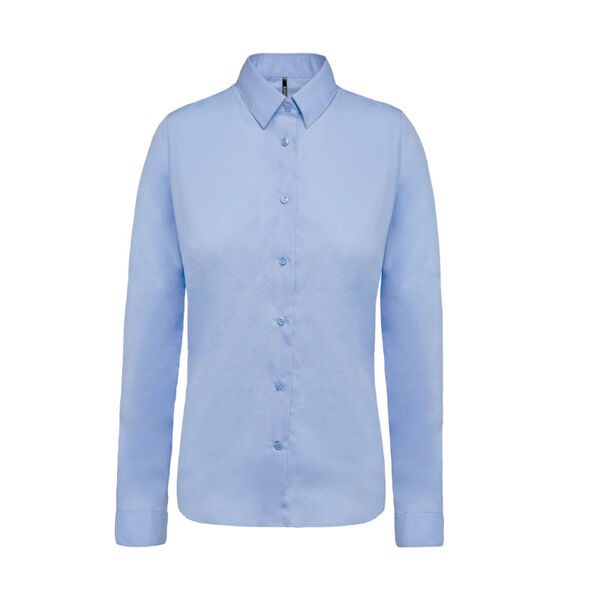 CHEMISE FEMME POPELINE 100% COTON ML REF.K510