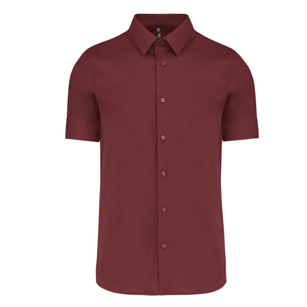 CHEMISE KARIBAN HOMME MC COTON/ELAST K531