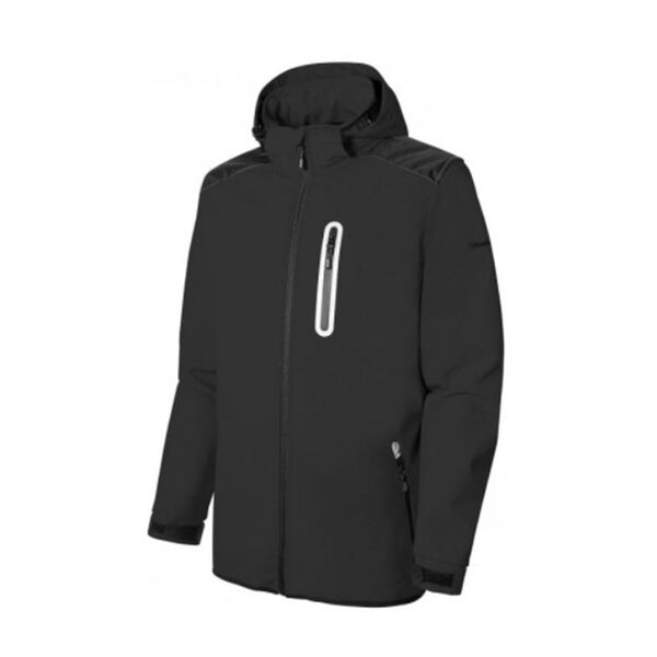 VESTE SOFTSHELL HORIZON CAPUCHE AMOVIBLE POLYESTER/ELAST 310GR REF.0985