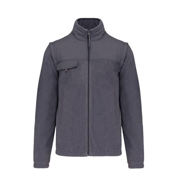 VESTE POLAIRE MANCHE AMOVIBLES HOMME 400GR 100% POLYESTER REF.WK9105
