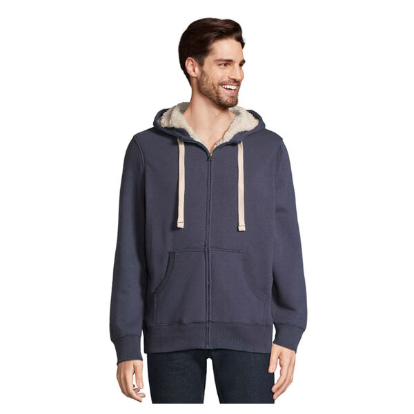 VESTE ZIPPEE UNISEXE DOUBLEE SHERPA COTON/POLY REF 00584