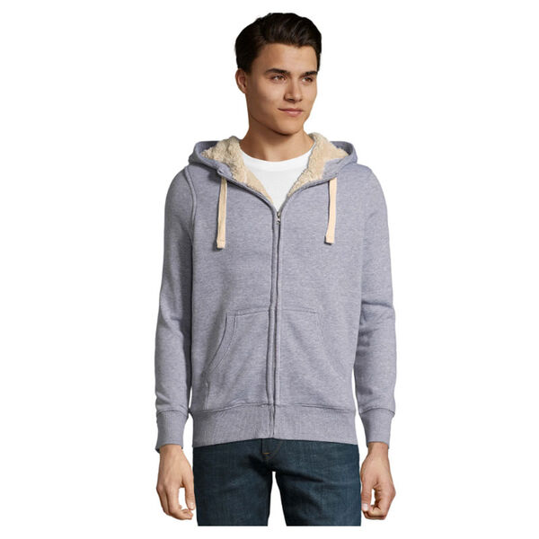 VESTE ZIPPEE UNISEXE DOUBLEE SHERPA COTON/POLY REF 00584