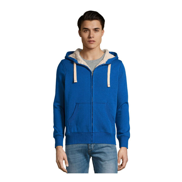 VESTE ZIPPEE UNISEXE DOUBLEE SHERPA COTON/POLY REF 00584