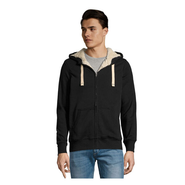VESTE ZIPPEE UNISEXE DOUBLEE SHERPA COTON/POLY REF 00584