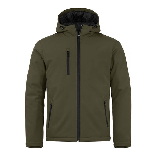 VESTE SOFTSHELL A CAPUCHE HOMME PADDED REF.020952