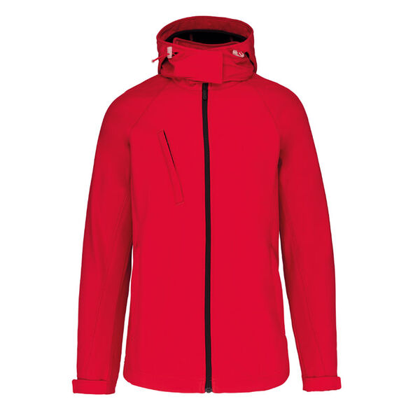 VESTE SOFTSHELL FEMME A CAPUCHE R&eacute;f : K414