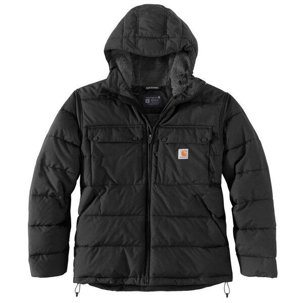 BLOUSON MATELASSE HOMME A CAPUCHE DEPERLANT 100% NYLON REF.105474