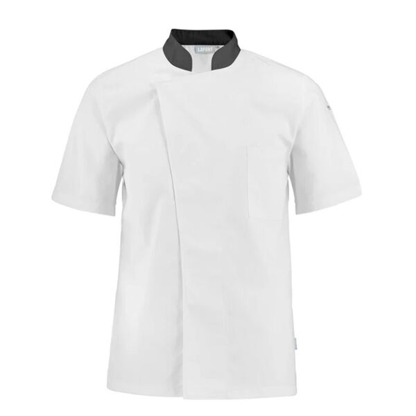 VESTE DE CUISINE HOMME MC COL OFFICIER TURNIP PC 215G REF.2TRNPC
