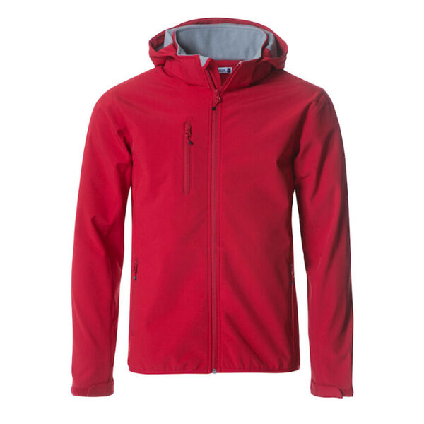 VESTE BASIC HOODY SOFTSHELL HOMME  A CAPUCHE 280G REF 0200912