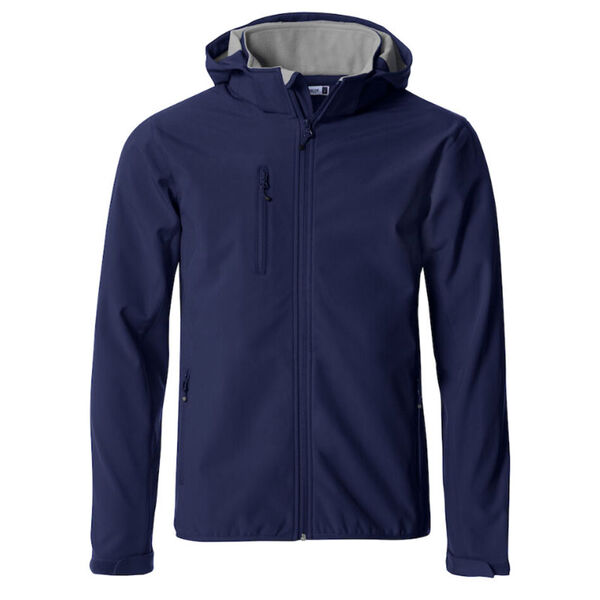 VESTE BASIC HOODY SOFTSHELL HOMME  A CAPUCHE 280G REF 0200912