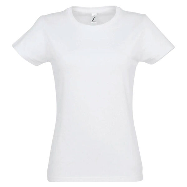 T.SHIRT FEMME  190 GR COL ROND IMPERIAL REF 11502