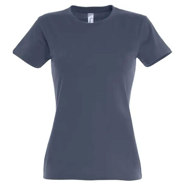 T.SHIRT FEMME  190 GR COL ROND IMPERIAL REF 11502