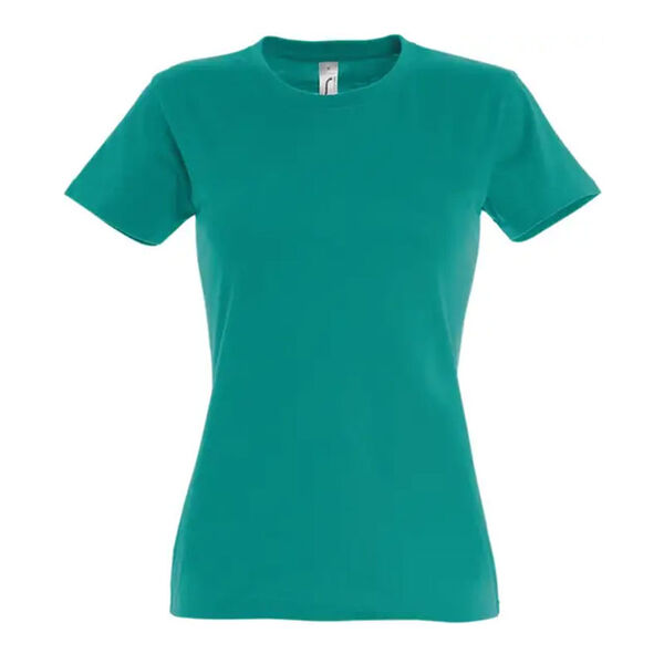 T.SHIRT FEMME  190 GR COL ROND IMPERIAL REF 11502