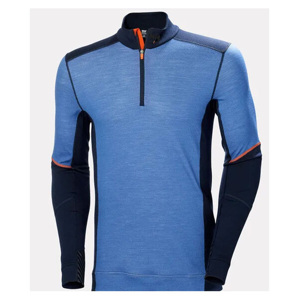 T-SHIRT LIFA THERMIQUE DEMI-ZIP ML MERINOS/POLYPROPYLENE 215GR REF.75107