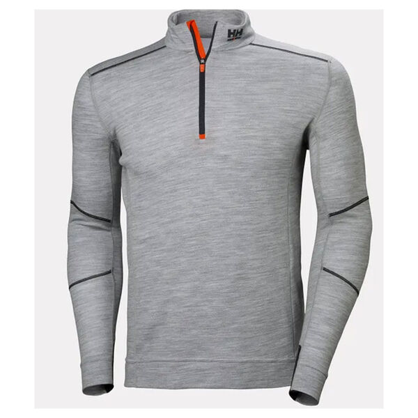 T-SHIRT LIFA THERMIQUE DEMI-ZIP ML MERINOS/POLYPROPYLENE 215GR REF.75107