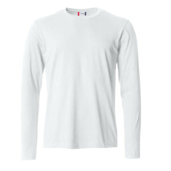 T SHIRT ML 100% COTON PEIGNE COL ROND REF.029033