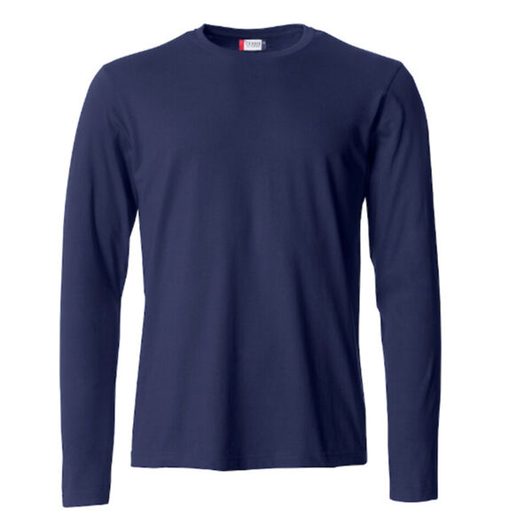 T SHIRT ML 100% COTON PEIGNE COL ROND REF.029033