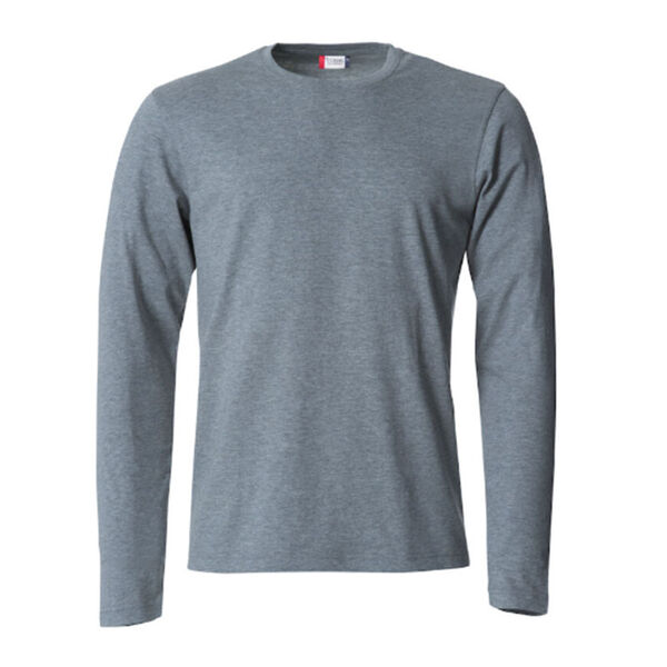 T SHIRT ML 100% COTON PEIGNE COL ROND REF.029033